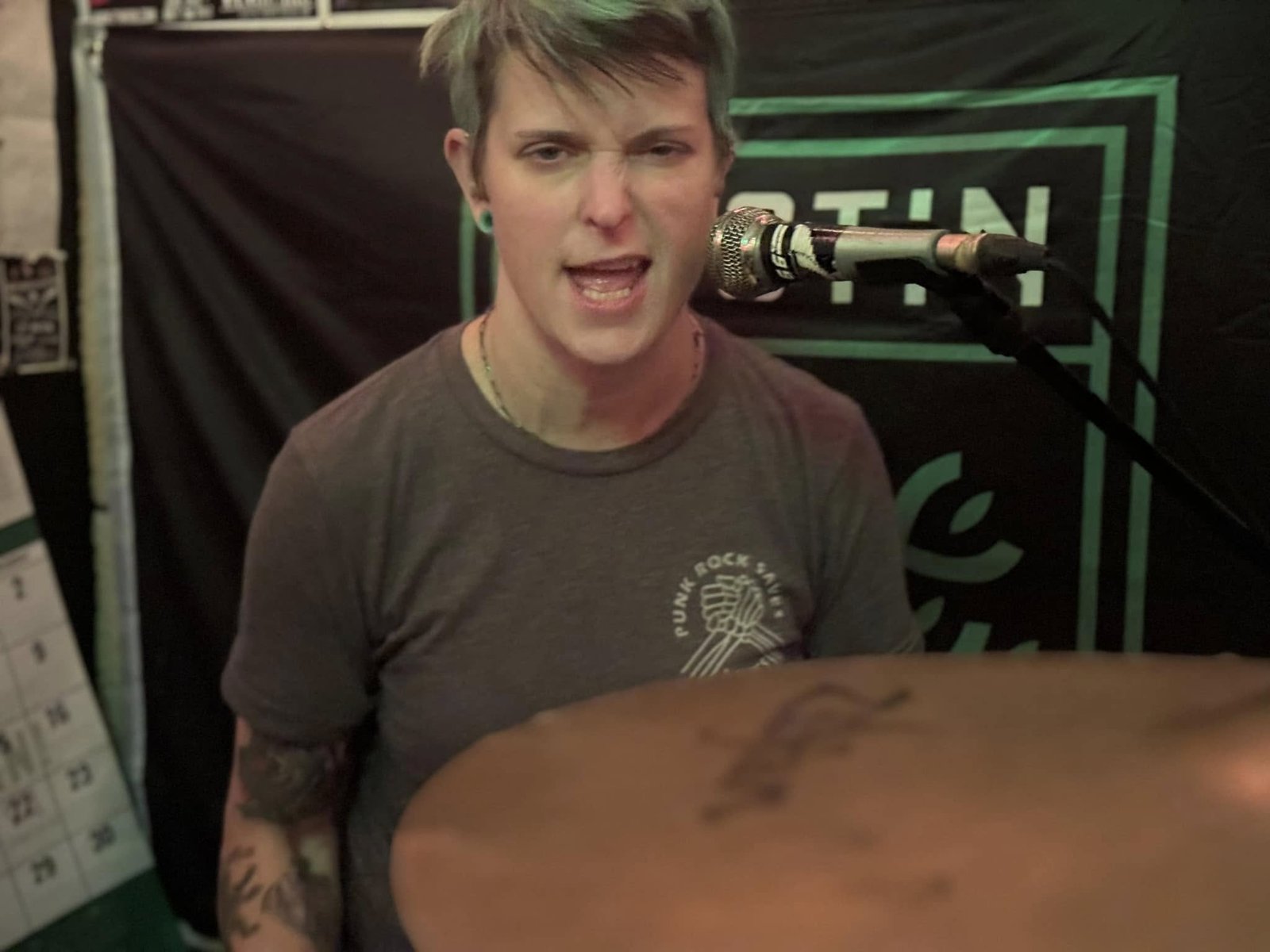 Generation Exit vocalist performing